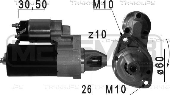 Стартер Era OEM для Mercedes-Benz Vito II (W639) 2003-2014. Артикул 220709