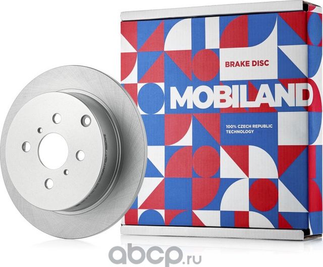 Диск тормозной задний невентилируемый D268,9мм TOYOTA COROLLA (_E12_) (Mobiland). Артикул 416209490