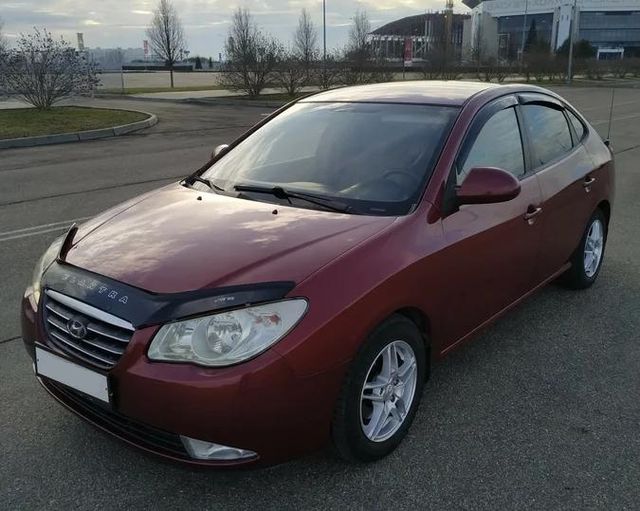 Дефлектор VT52 для капота Hyundai Elantra IV 2006-2011. Артикул HYD16VT
