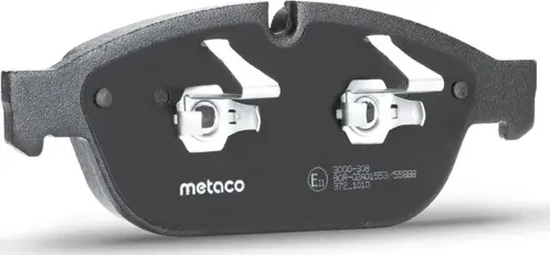 Колодки тормозные передние к-кт (Metaco). Артикул 3000308