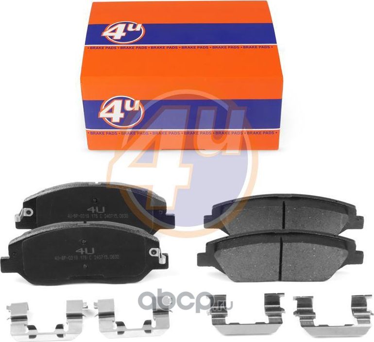 КОЛОДКИ ПЕР HYUNDAI SANTA FE II (CM) ACTYON SPORTS I (QJ) SORENTO II (XM) KORAND (4U). Артикул 4UBP0319