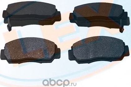 Тормозные колодки передние с датчиком (LEX). Артикул 23729