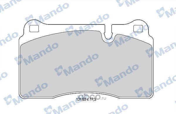 Колодки тормозные дисковые перед (Mando). Артикул MBF015390
