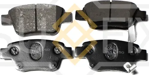 Колодки тормозные дисковые | зад прав/лев | (Sufix). Артикул SX-1450