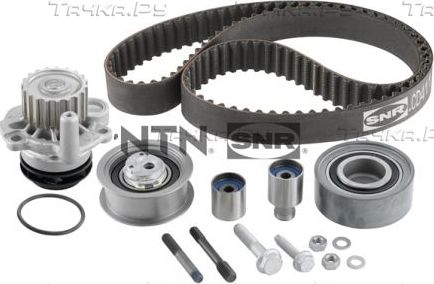 Помпа (водяной насос) с комплектом ремня ГРМ NTN / SNR для Volkswagen Caddy II 2000-2003. Артикул KDP457.370