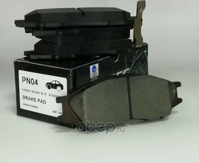 Колодки тормозные передние (HI-TEC). Артикул PN04