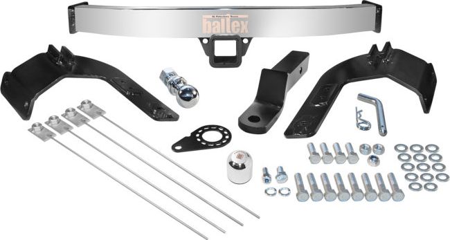 Фаркоп Baltex для Lexus LX 570 2007-2026 с накладкой из нержавеющей стали. Быстросъемный крюк. Артикул 24903038