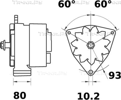 Генератор Mahle для Mercedes-Benz SK 1987-1996. Артикул MG 493
