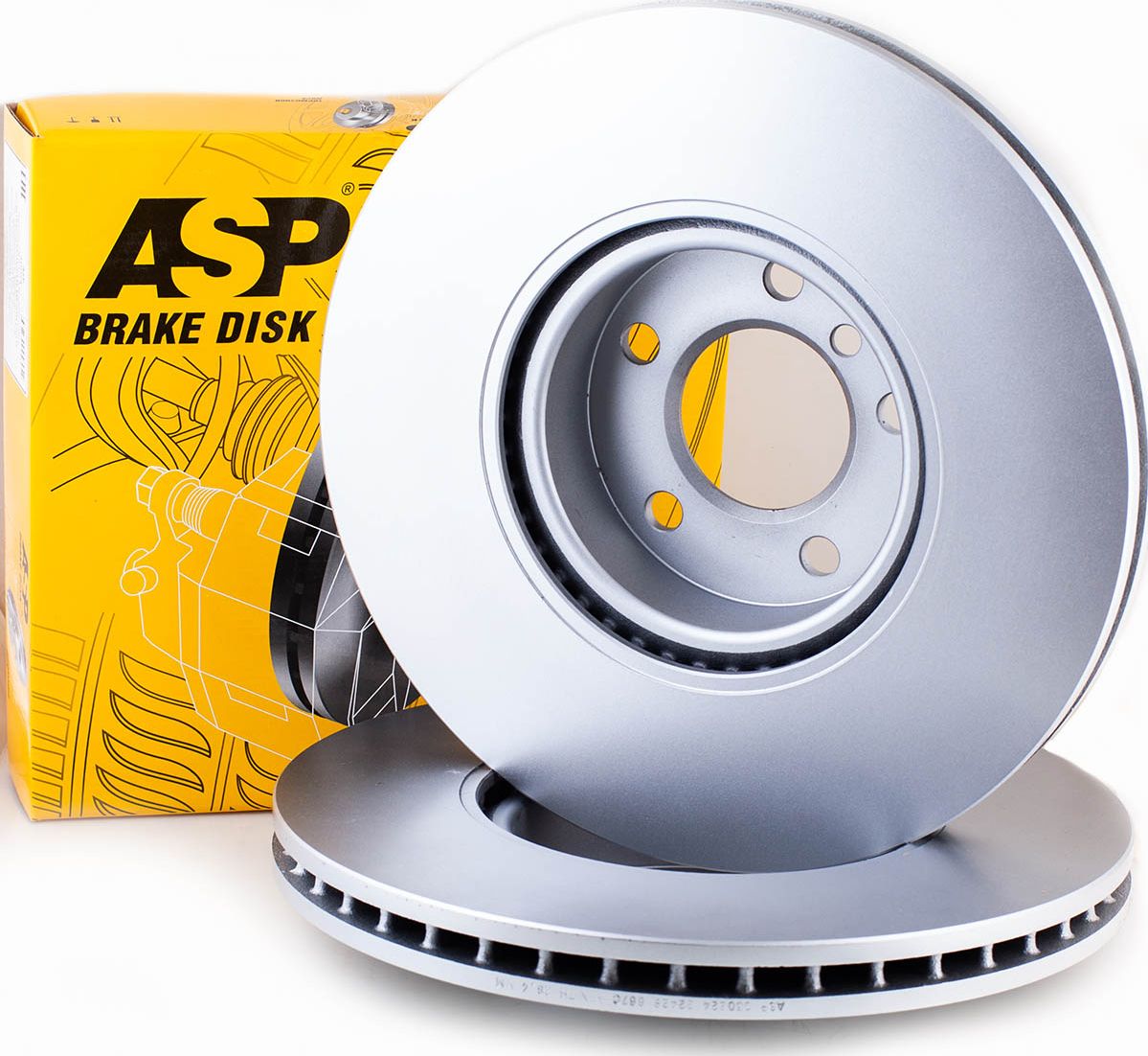 Тормозной диск BMW X5 E70 07 - передний вентилируемый D348 (ASP). Артикул 030224
