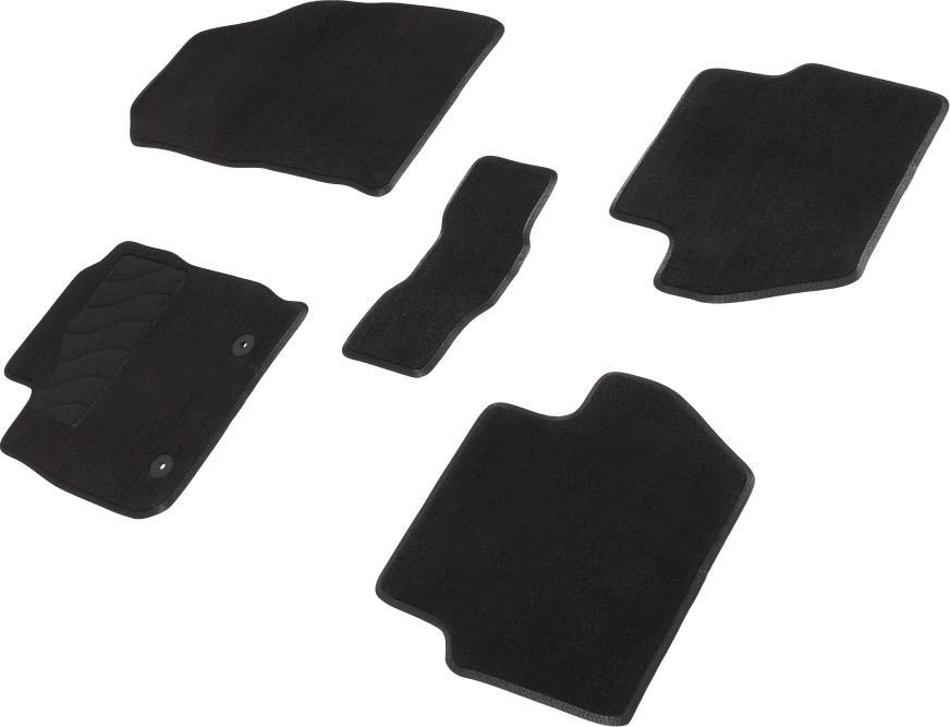 Коврики текстильные Seintex на нескользящей основе для салона Ford Ecosport рестайлинг 2017-2026. Артикул 90027