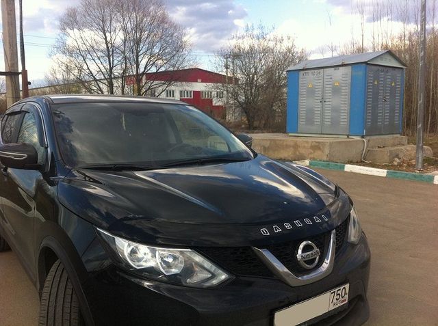 Дефлектор Vip-Tuning для капота Nissan Qashqai II J11 2014-2018. Артикул NS66