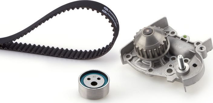 Помпа (водяной насос) с комплектом ремня ГРМ Gates PowerGrip®. Артикул KP15192XS