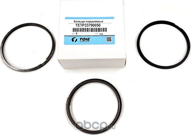 Кольца поршневые (комплект) STD LFX L3V LFD Mazda 3 Mazda 6 1,2*1,2*2,5 (Высокое (Toie). Артикул TETP33790050