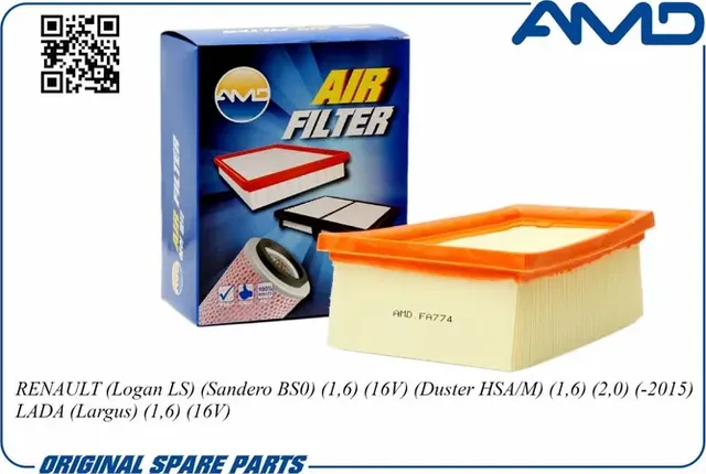 Фильтр воздушный (AMD). Артикул AMD.FA774