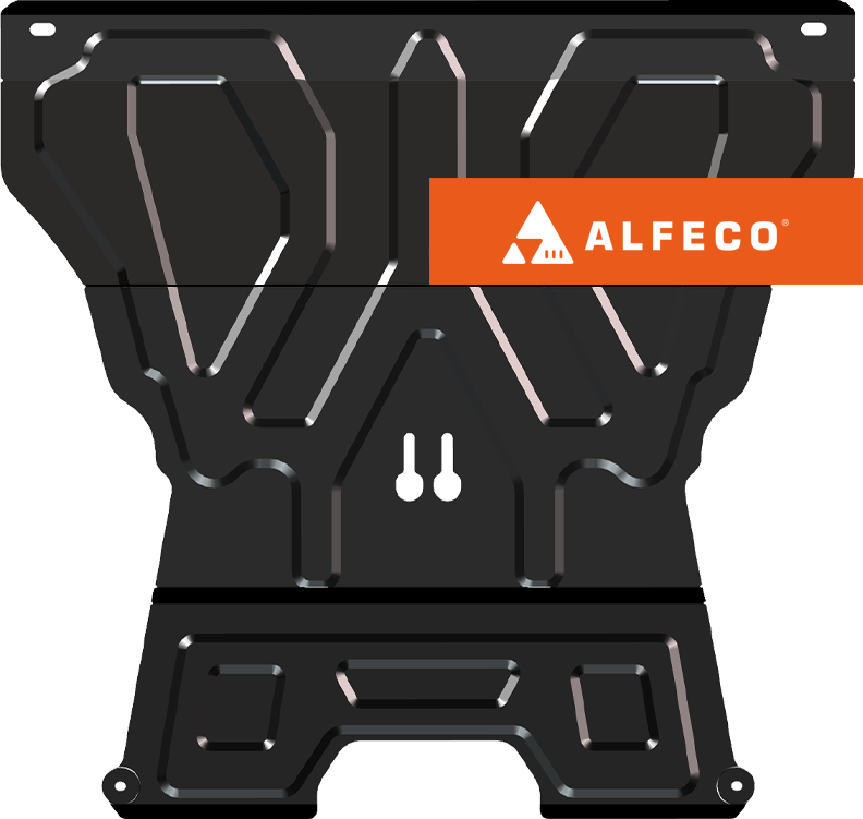 Защита Alfeco для картера (большая) Audi A4 B8 2013-2015 (с электрогидроусилителем руля). Артикул ALF.30.37