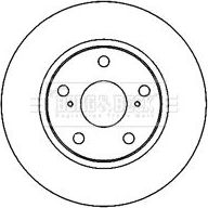 Тормозной диск Borg & Beck. Артикул BBD5183