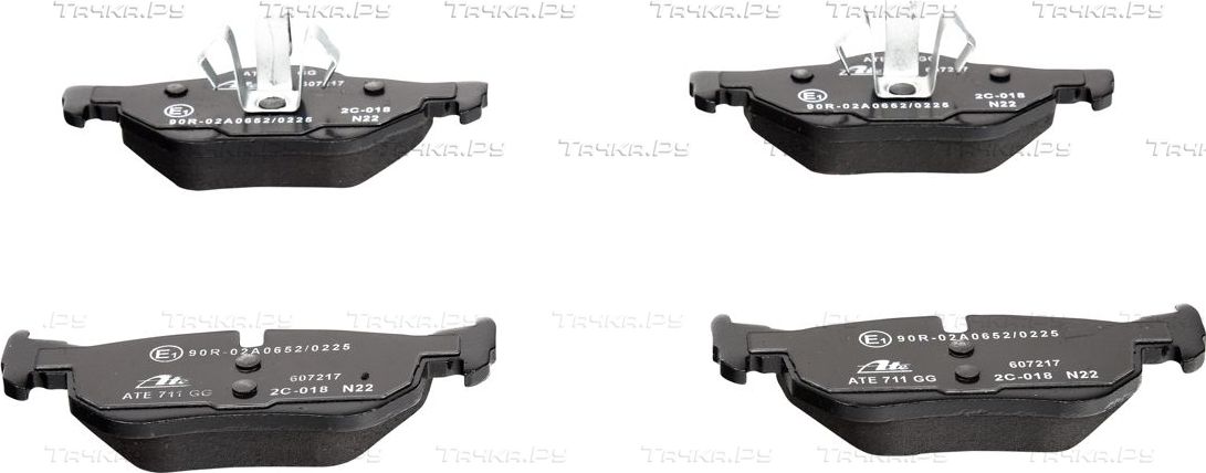 Тормозные колодки ATE задние для BMW X1 I (E84) 2009-2015. Артикул 13.0460-7217.2