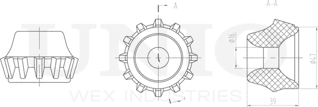 Опора амортизационной стойки (Unio). Артикул RMP-13008
