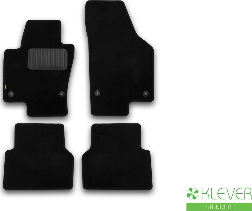 Коврики Klever Standard для салона Volkswagen Tiguan I кроссовер 2011-2015. Артикул KLEVER02512101210kh