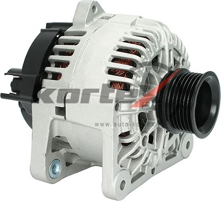 Генератор RENAULT LOGAN DUSTER LADA LARGUS 10- 1.6i 110A с обг. муфтой (Kortex). Артикул KG098