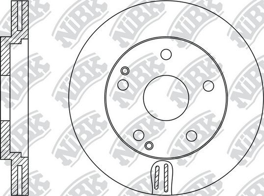 Тормозной диск NiBK. Артикул RN1361