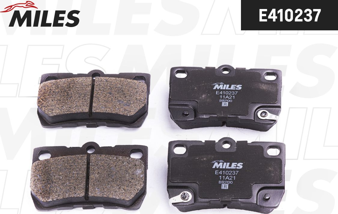 Тормозные колодки Miles (Low-Metallic). Артикул E410237