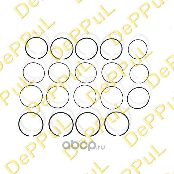 КОЛЬЦА ПОРШНЕВЫЕ 4 ЦИЛИНДРА TOYOTA AURIS (06-...), RAV 4 (00-05) (Deppul). Артикул DEA26899