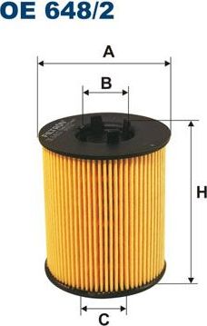 Масляный фильтр Filtron. Артикул OE 648/2