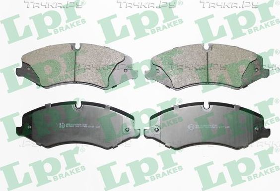 Тормозные колодки LPR передние для Land Rover Range Rover III 2005-2012. Артикул 05P1600