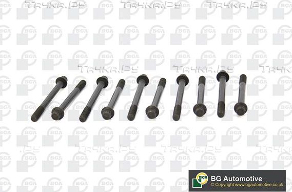 Комплект болтов ГБЦ BGA для Mazda 323 III (BF) 1985-1995. Артикул BK5400