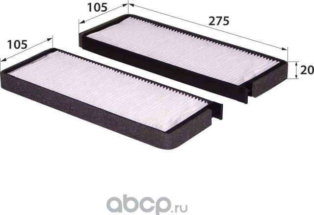 AC-0802E 68120-0803A (фильтр салонный) (RB-Exide). Артикул AC0802E