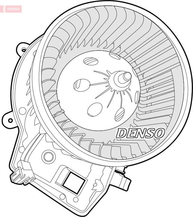 Вентилятор, мотор печки (отопителя) салона Denso. Артикул DEA17001