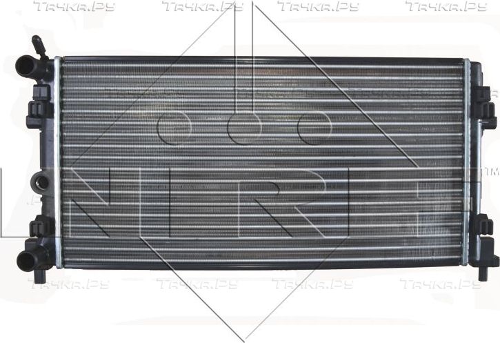 Радиатор охлаждения двигателя NRF (алюминий) для SEAT Toledo IV 2012-2019. Артикул 53024A