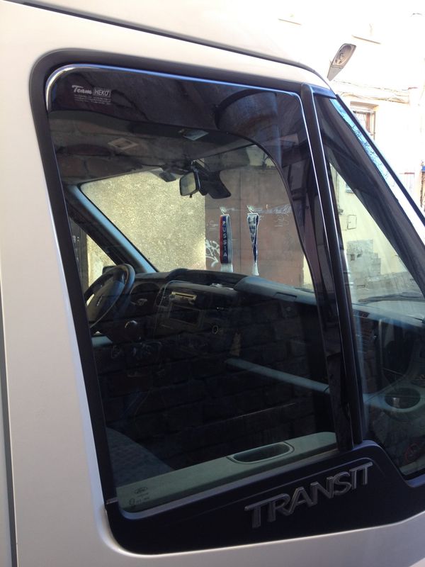 Дефлекторы Heko для окон Ford Transit 2000-2012. Артикул 15259(15246)
