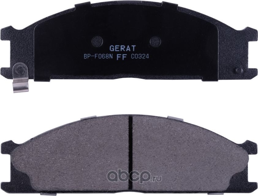 Тормозные колодки Gerat BP-F068N (передние) Normal Gerat. Артикул BPF068N