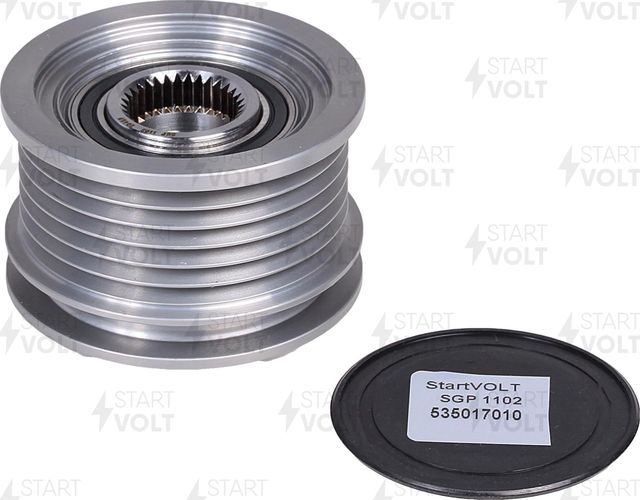 Муфта генератора обгонная StartVOLT для Citroen C-Crosser 2007-2013. Артикул SGP 1102