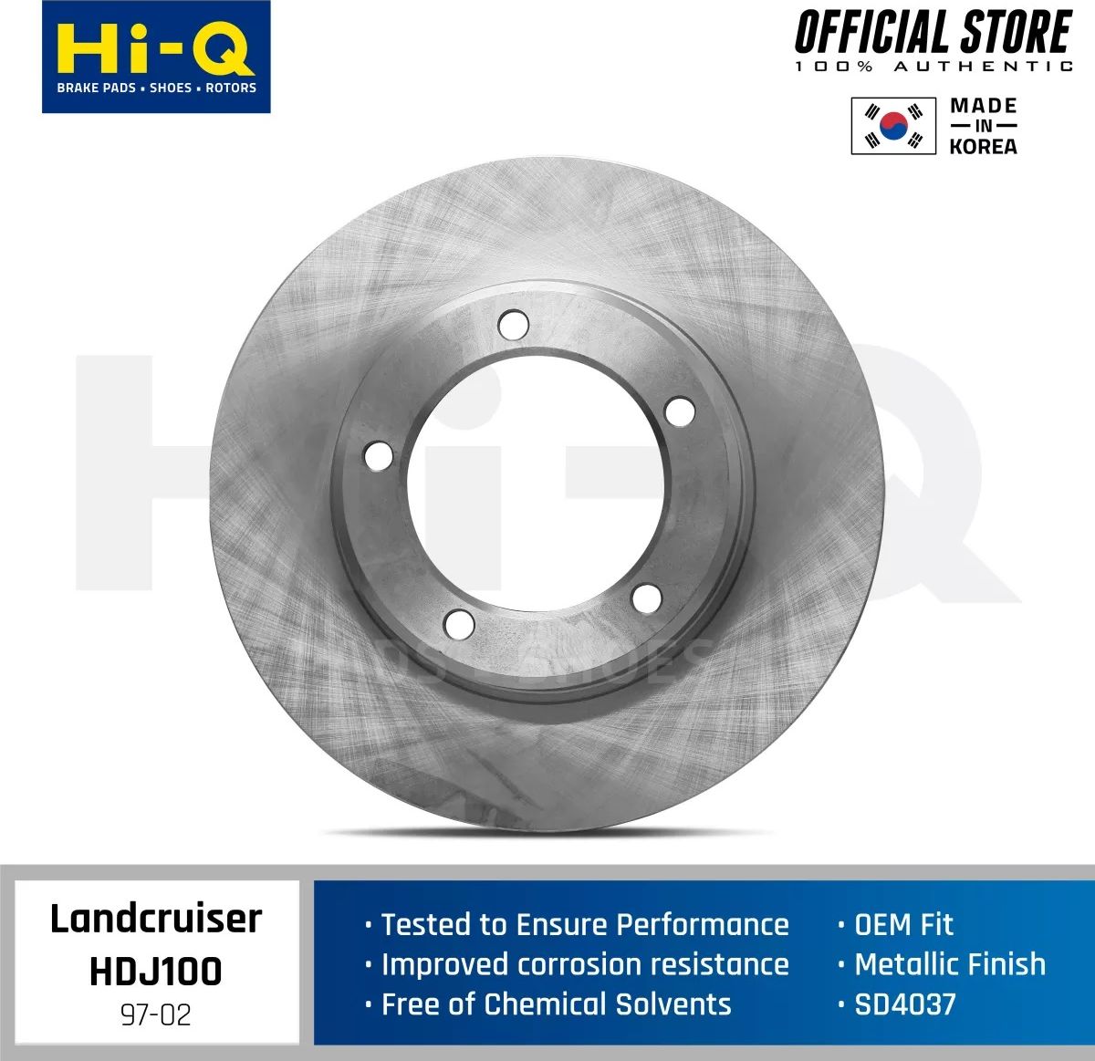 Тормозной диск Sangsin Hi-Q. Артикул SD4037