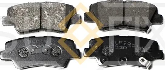 Колодки тормозные дисковые | зад прав/лев | (Sufix). Артикул SX-1201