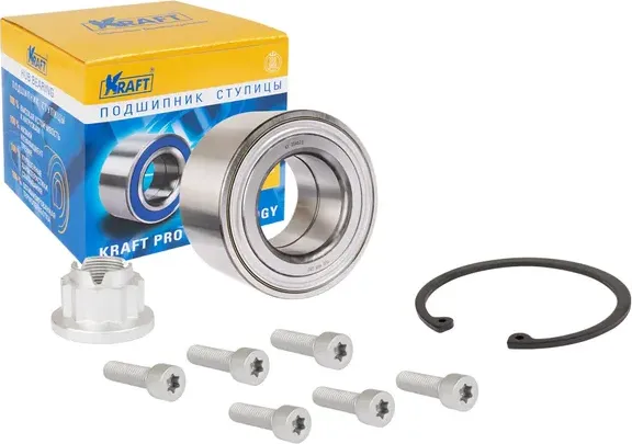 Подшипник ступицы переднего колеса, комплект Audi Q7 (4L/4M) (06-) 3.0 (Kraft). Артикул KT204573