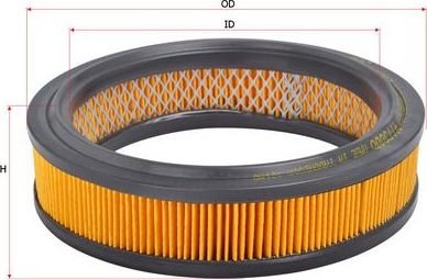 Воздушный фильтр Sakura для ВАЗ 2107 1983-2012. Артикул A-2202