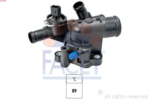 Термостат Facet Made in Italy - OE Equivalent для Renault Latitude I 2011-2015. Артикул 7.8719