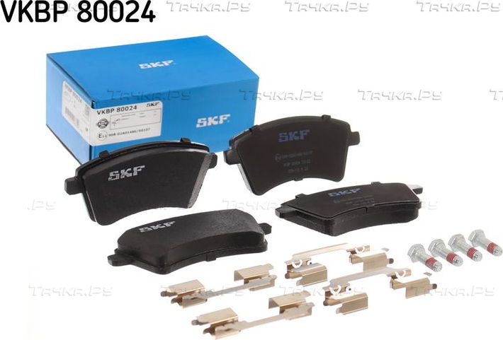 Тормозные колодки SKF передние для Renault Kangoo II 2008-2026. Артикул VKBP 80024