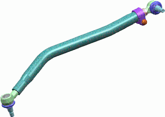 Рулевая тяга продольная Lemforder. Артикул 37458 01