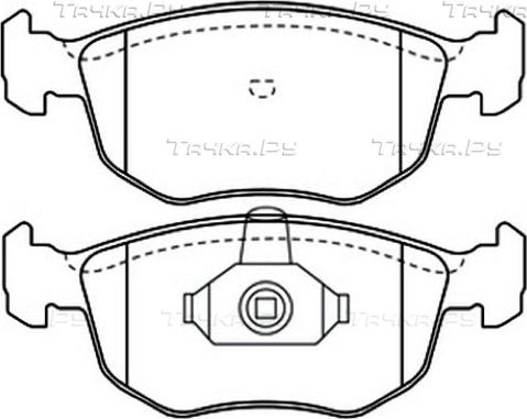 Тормозные колодки Akyoto Packing AKYOTO передние для AC Aceca 1998-2001. Артикул AKD-1349