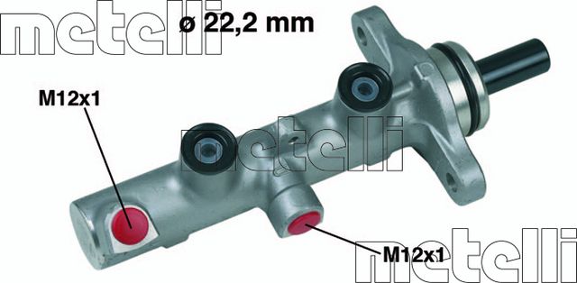 Тормозной цилиндр главный Metelli для Nissan Primera P12 2002-2008. Артикул 05-0428