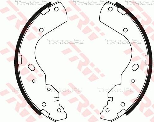 Тормозные колодки TRW. Артикул GS8443