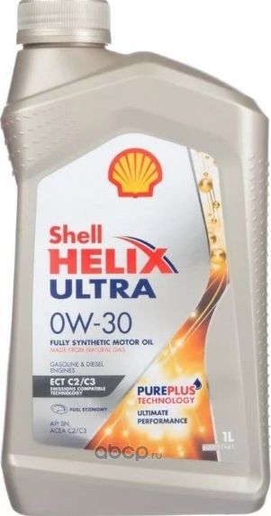 Масло моторное Shell Helix Ultra ECT C2/C3 0W-30 1л. Артикул 550042390