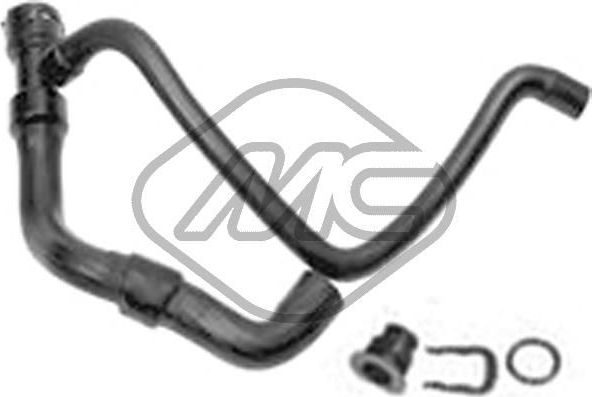 Патрубок радиатора (системы охлаждения) Metalcaucho. Артикул 09326