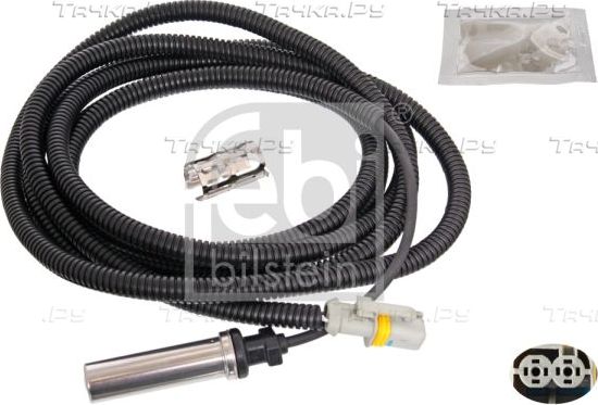 Датчик ABS Febi Bilstein задний левый для MAN TGM 2005-2026. Артикул 104522
