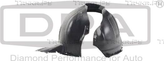 Подкрылок DPA передний правый для Volkswagen Jetta VI 2011-2019. Артикул 88051079002
